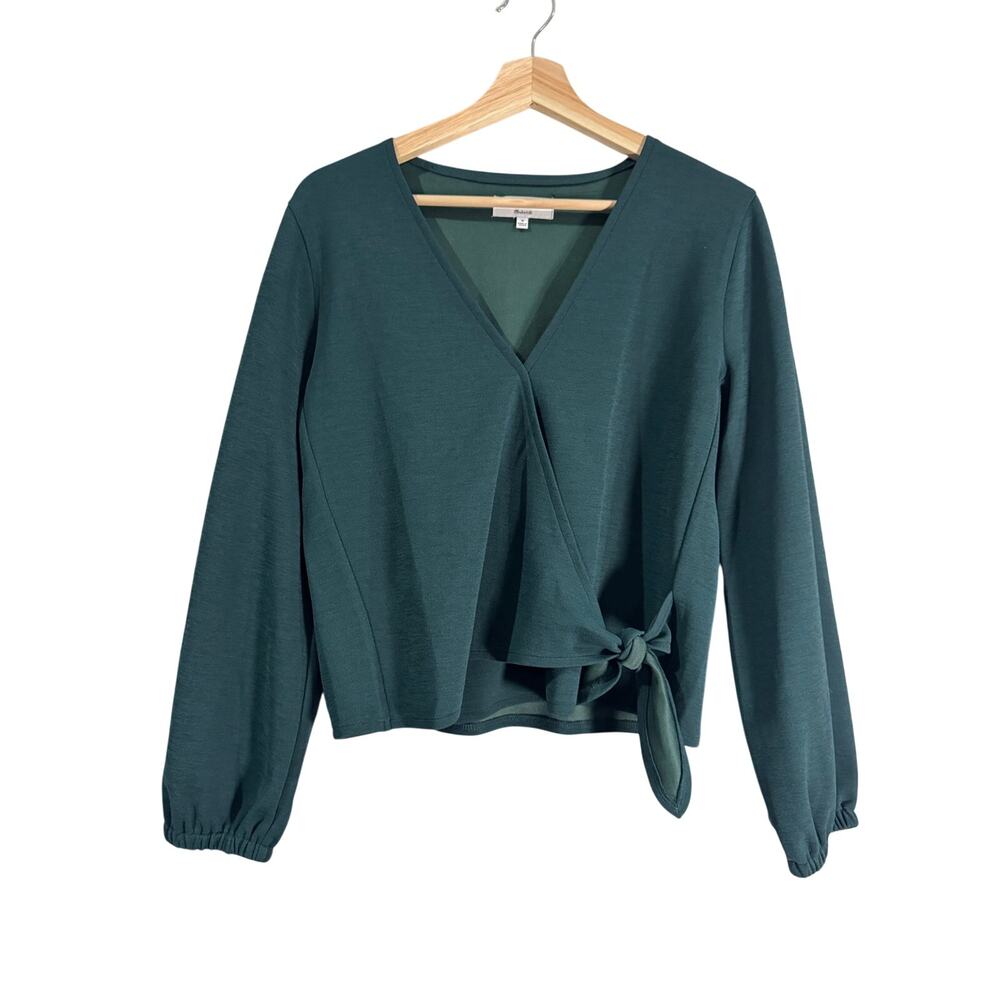 Texture & Thread Madewell Faux Wrap Shirt Medium